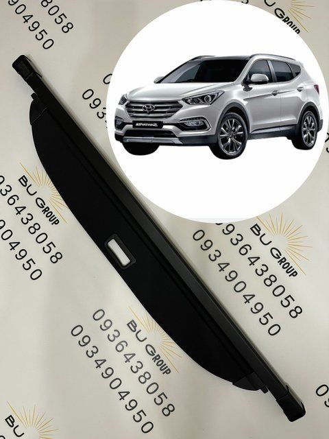 Шторка багажника Hyundai Santa Fe 2012 2013 2014 2015 2016 2017 2018 IX45 B8H15AP000RYN 2WH15AP000RYN третє покоління поличка ролет полка Hyundai Santa Fe 2012-2018 фото