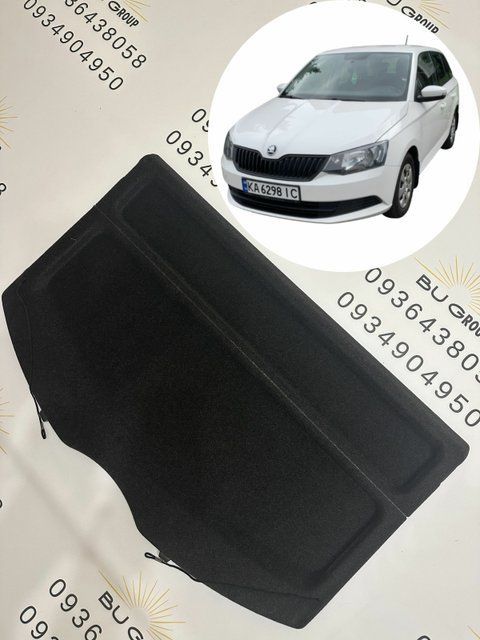 Полка багажника Skoda Fabia хетчбек третє покоління 2014 2015 2016 2017 2018 2019 2020 2021 2022 6V6867769, 6V6867769H Шкода Фабиа поличка ролет полка Skoda Fabia 2014-2022 фото