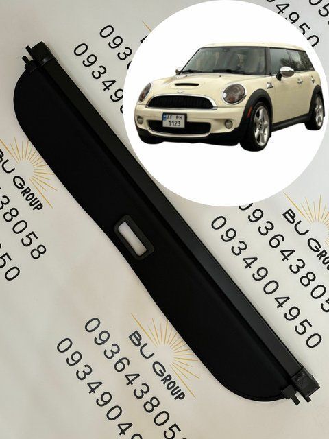 Шторка багажника для MINI Clubman перше покоління R55 F55 2007 2008 2009 2010 2011 2012 2013 2014 51462758295 поличка ролет полка MINI Clubman R55 2007-2014 фото