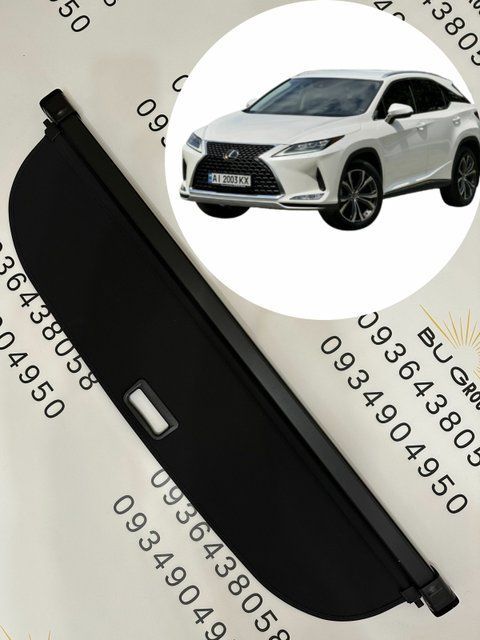 Шторка багажника Lexus RX RX200 RX250 RX270 RX300 RX350 RX450H 64910-48141C0 2016 2017 2018 2019 2020 2021 AL20 четверте покоління поличка ролет полка Lexus RX 2016-2021 фото