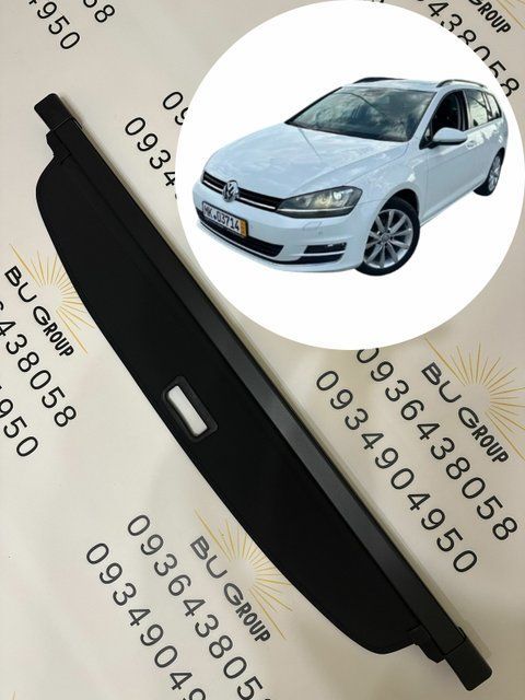 Шторка багажника Volkswagen Golf 7 MK7 Універсал 2013 2014 2015 2016 2017 2018 2019 2020 5G9867871A, 5G9867871B, 5G9867871C, 5G9867871F, 5G9867871G поличка ролет полка фольксваген гольф 7 универсал  Volkswagen Golf 7 MK7 фото